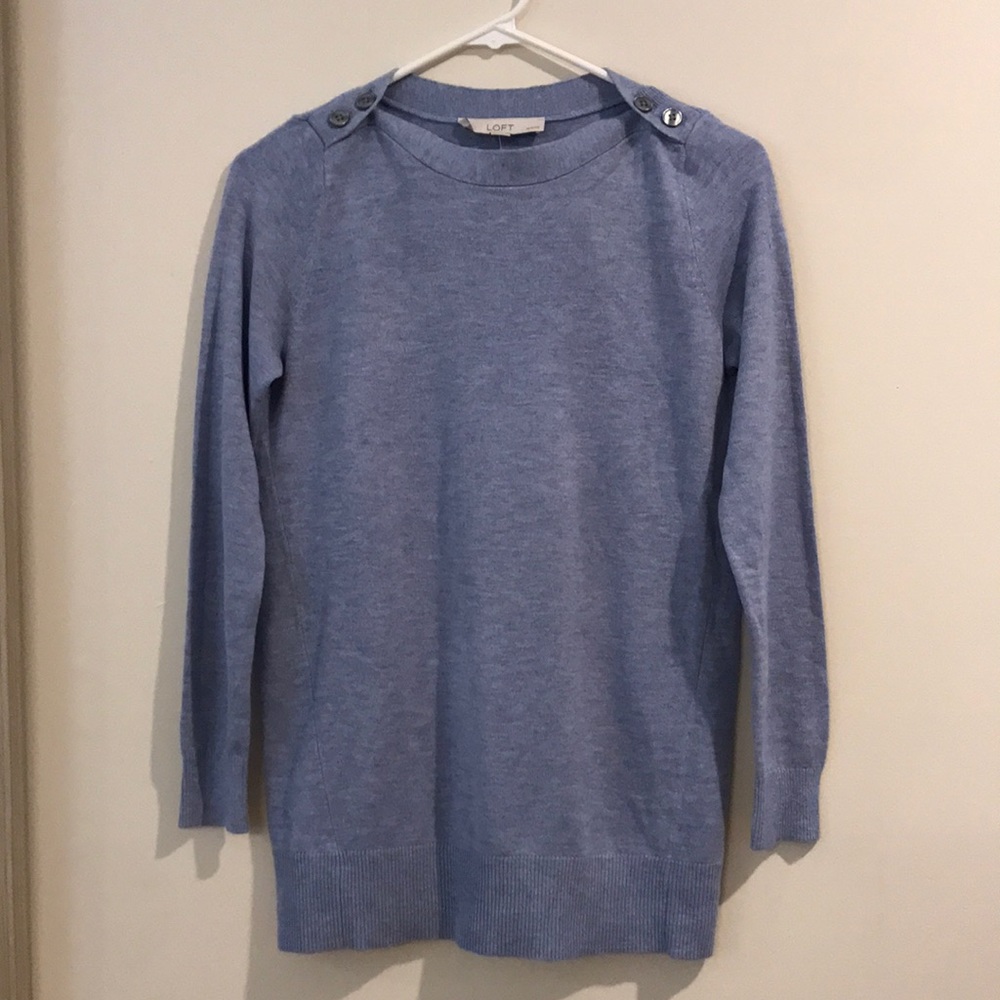 Loft Sweater, Light Blue, XXSP, NWT
